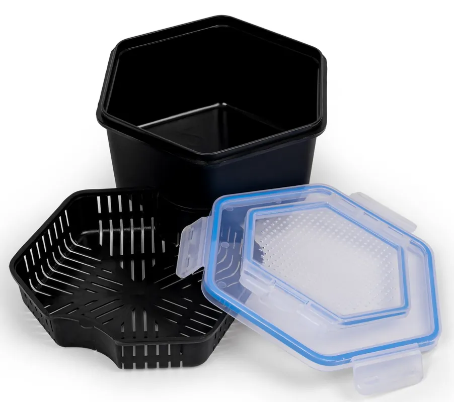 Zebco Secure-Lock Bait Box Aasdoos 2L (Incl. Zeef!) Exclusieve Aanbieding