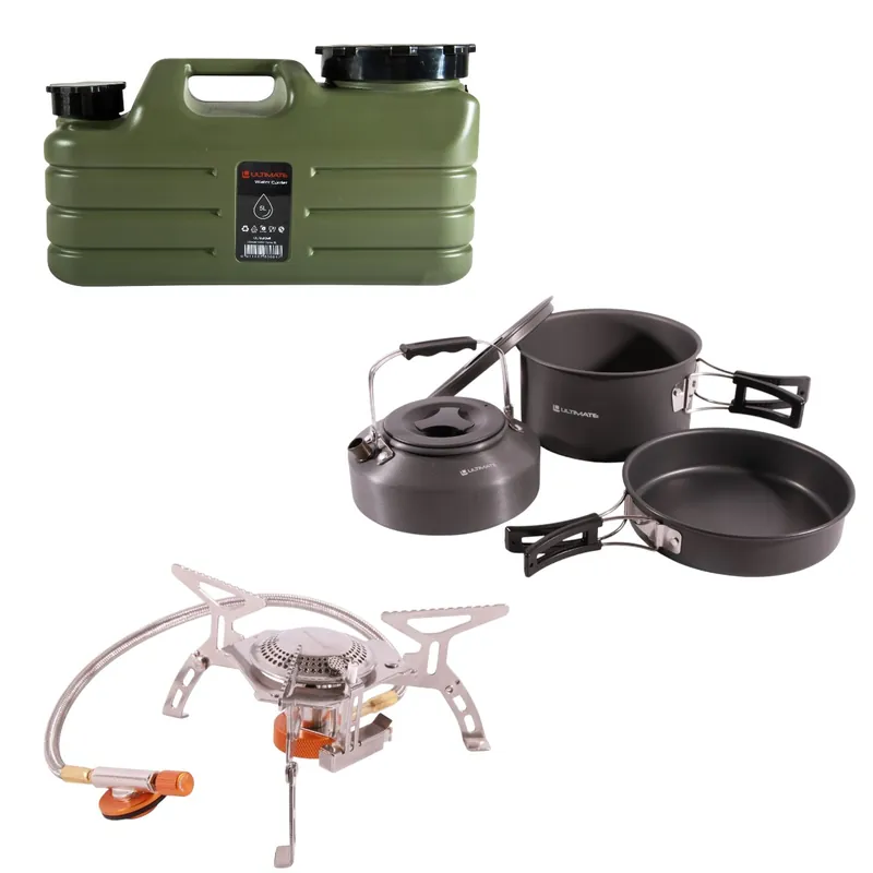 Gratis Retour Ultimate Camping Cooking Set
