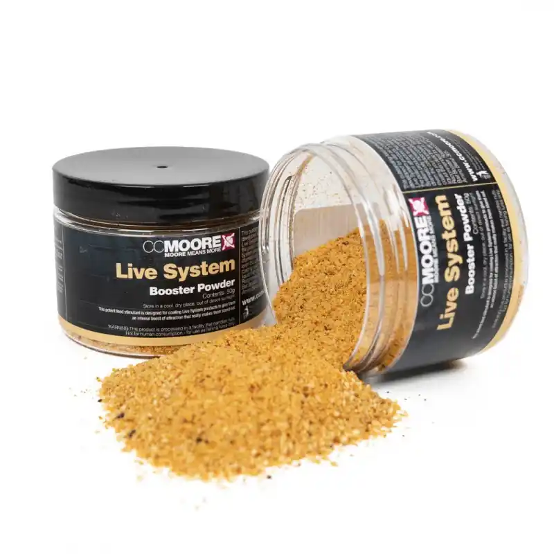 CC Moore Bait Live System Booster Powder (50g) Seizoensaanbieding
