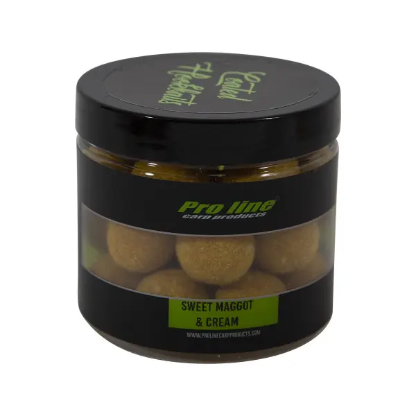 Pro Line Coated Hookbaits Sweet Maggot & Cream (200ml) 15mm core Laatste Versie