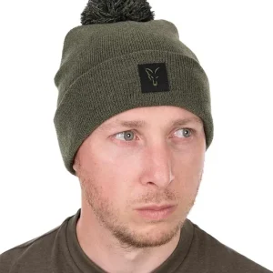 Fox Collection Bobble Hat Green/Black Bestseller