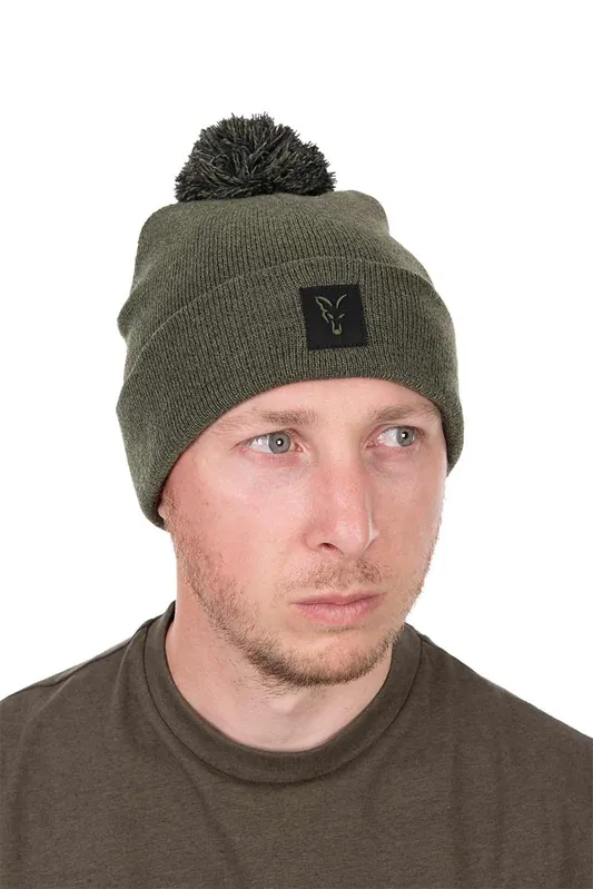 Fox Collection Bobble Hat Green/Black Bestseller
