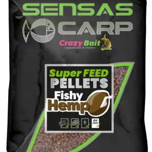 Sensas Super Feed Pellets Fishy Hemp 650g 2mm Dagaanbieding