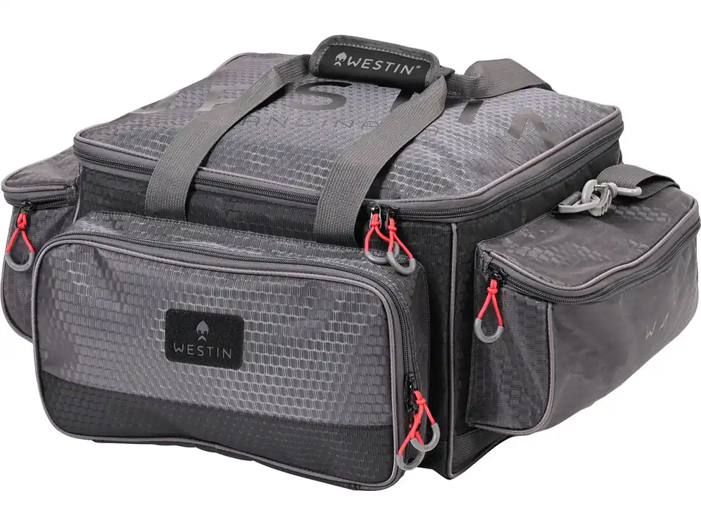 Westin W4 Jumbo Lure Loader Large Titanium Black Schoudertas (Incl. 4 Tackleboxen) Favoriet