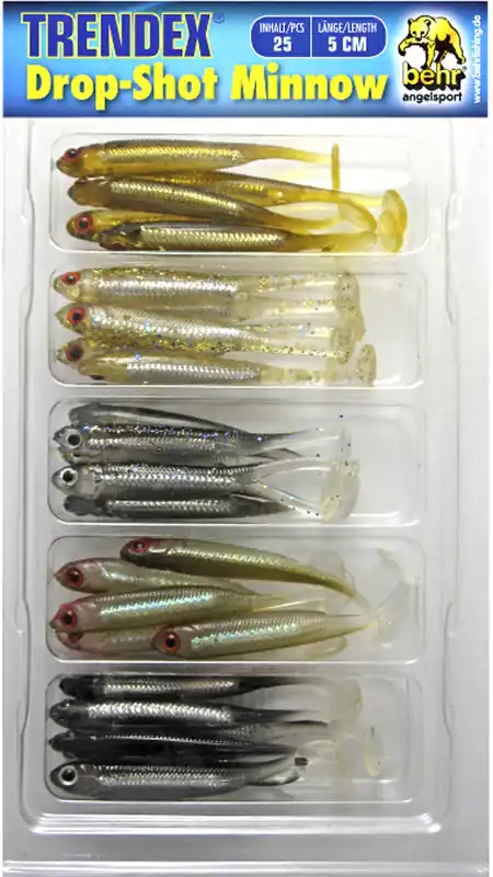 Alleen Vandaag Behr Trendex Drop Shot Minnow Pack 5 cm pack/ 25 pcs