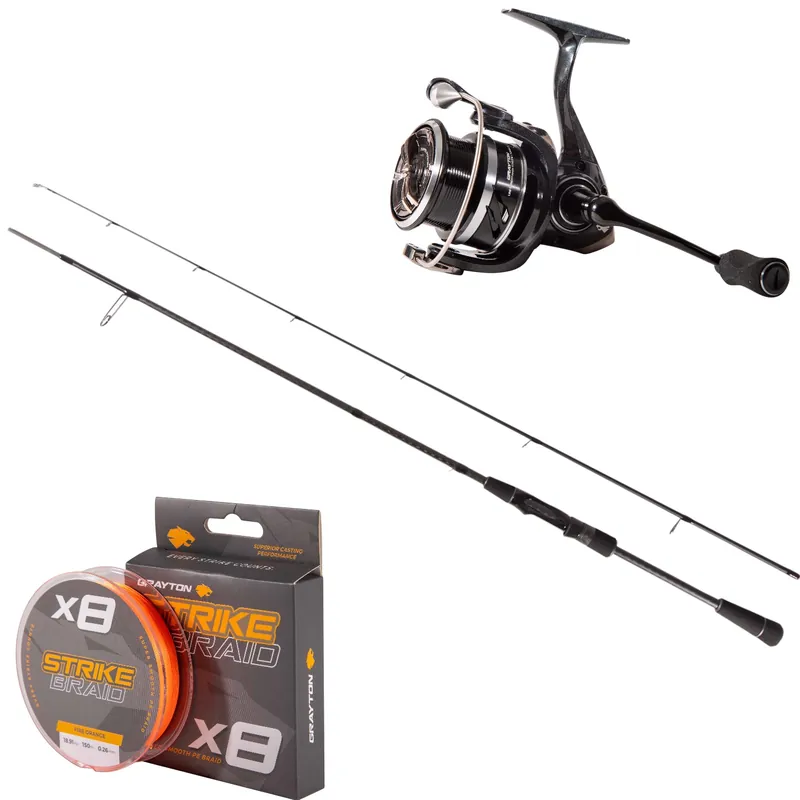 Grayton Chase Vertical Spin Set 1.90m (14-28g) Nieuw