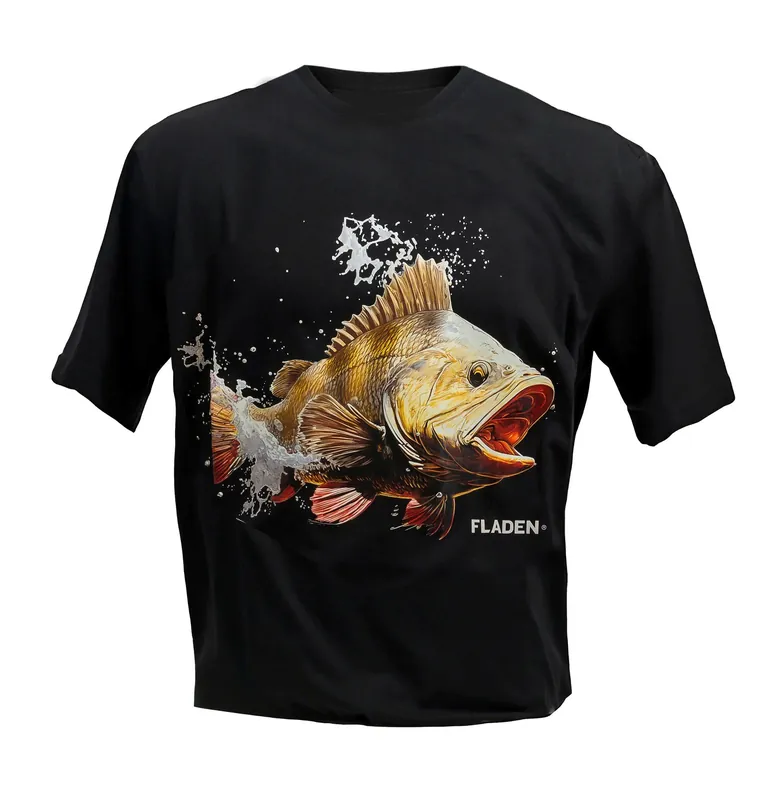 Fladen T-Shirt Perch Hunter L Finale Uitverkoop