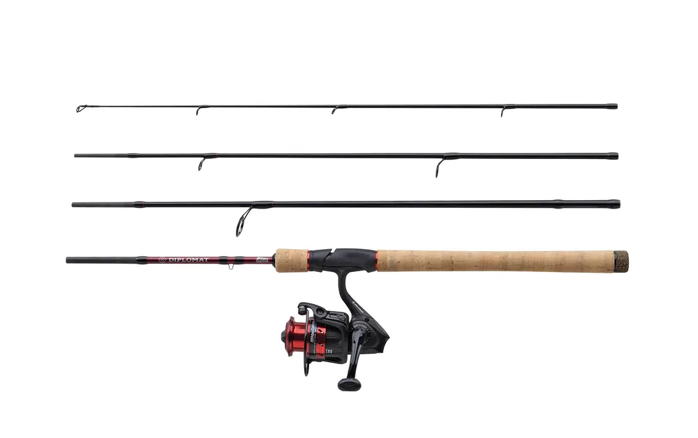 Abu Garcia Diplomat V2 Reishengel Combo 4-delig 2.13m (5-21g) Beste Prijs