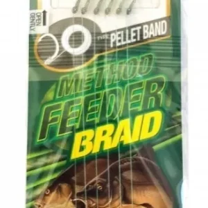 Hoge Kwaliteit Owner 56935-FDB2 Pel Band Feeder Onderlijnen (6 stuks) (10cm) 10 (0.15mm. 4.6kg)