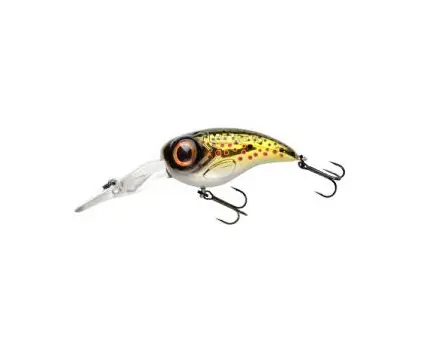Shop Nu Spro Fat Iris Deep Runner Hardlure 4cm 6,2g Brown Trout