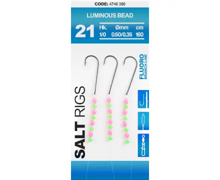 Exclusieve Aanbieding Spro Salt Rig 21 Luminous Beads 2