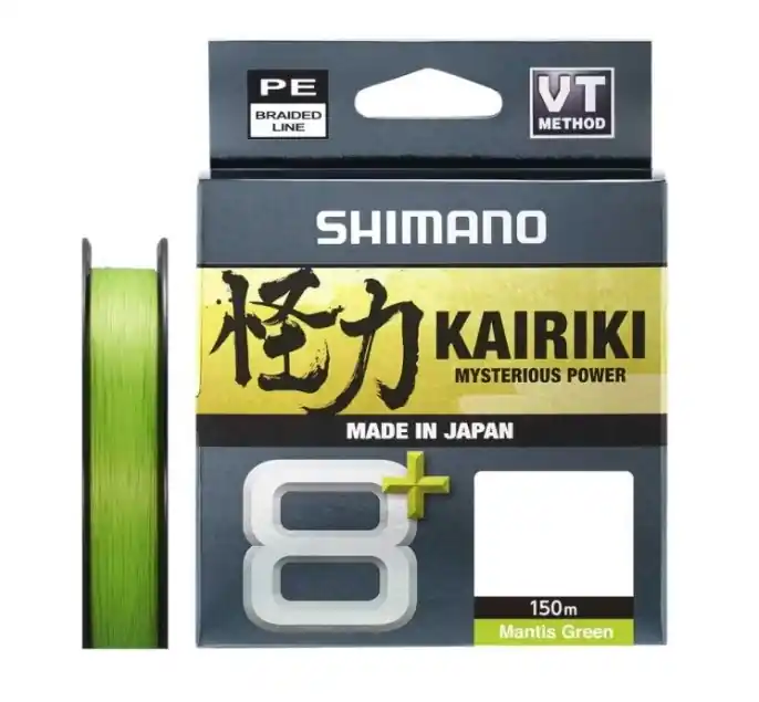 Must-Have Shimano Kairiki 8+ M. Green Gevlochten Lijn 300m 0.35mm/46.0kg