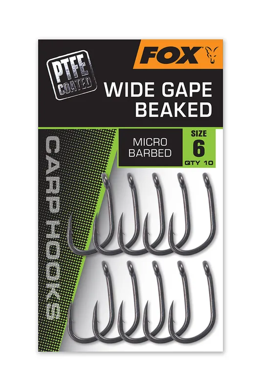 Superprijs Fox Wide Gape Beaked Karperhaak (10 Stuks) 2