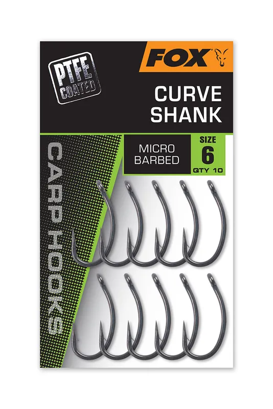 Fox Curve Karperhaak (10 Stuks) 2 Dagaanbieding