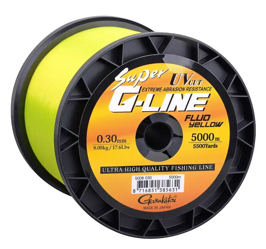 Laatste Kans Gamakatsu Super G-Line Fluo Monofilament Vislijn (5000m) 0.22mm/4.5kg