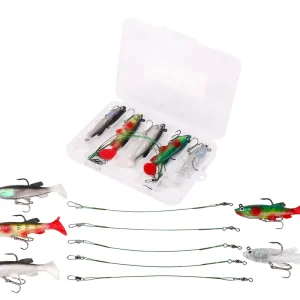 Fish4All Swimbait & Leader Box 4 8cm (14g) (5pcs) Actieprijs