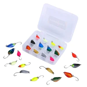 Fish4all Trout Spoon Box Mix 1.2g-2.5g (12pcs) Favoriet