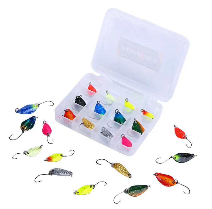Fish4all Trout Spoon Box Mix 1.2g-2.5g (12pcs) Favoriet
