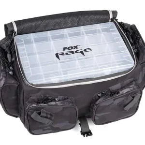 Beperkt Aanbod Fox Rage Camo Voyager Large Carryall (Incl. 5 Tackleboxen)