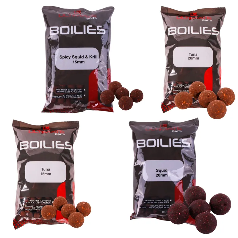 Ultimate Baits Boilie Pack 4kg Alleen Vandaag