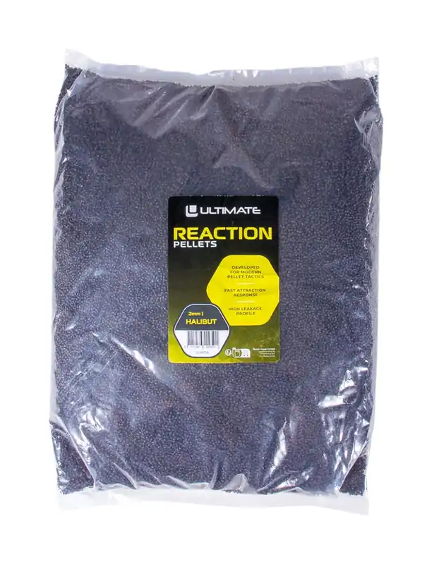Ultimate Reaction Pellets Halibut (1kg) 2mm Meest Verkocht