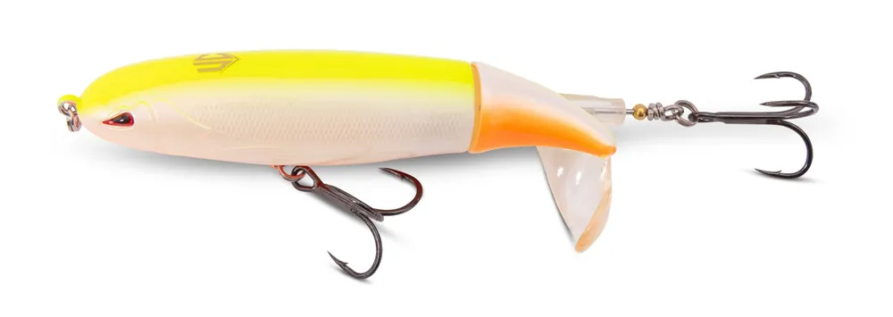 Uitverkoop Uni Cat Big Uncle Pulldawg Oppervlakte Kunstaas 13cm (36g) White Daywalker
