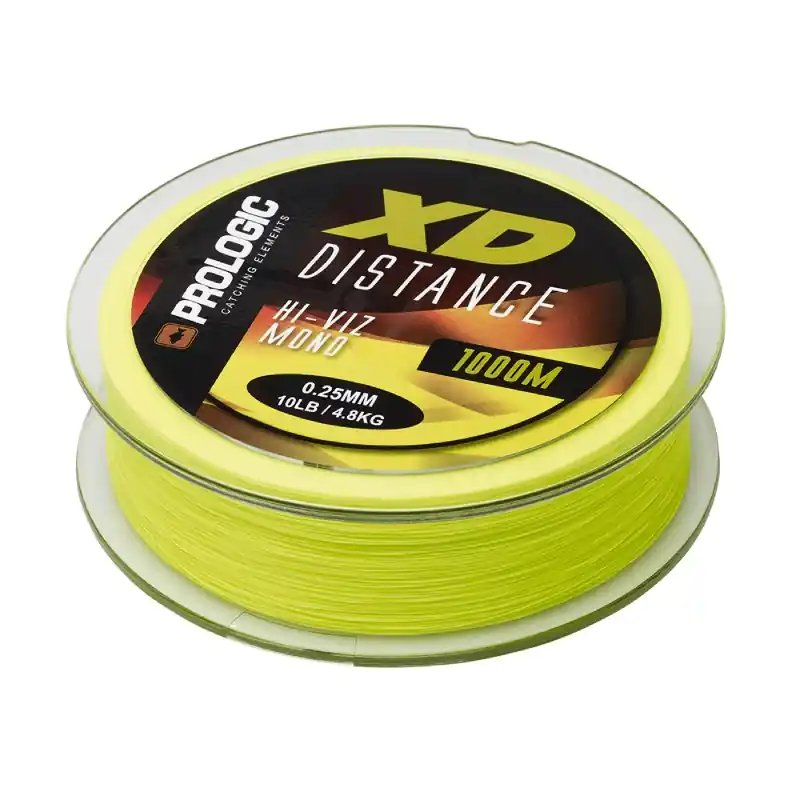 Tijdelijk Beschikbaar Prologic XD Distance Mono 1000m Hi-Viz Yellow 0.33mm/7.40kg
