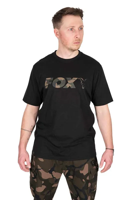 Fox Black Camo Logo T Shirt L Fabrieksprijs