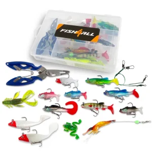 Fish4All Multi Lure Box With Pliers (34pcs) Flitsaanbieding