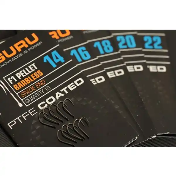 Guru F1 Pellet Haken Weerhaakloos (10pcs) 16 Speciale Aanbieding
