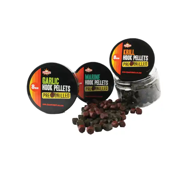 Dynamite Baits Pre-Drilled Pellets 'Garlic' (8mm) Merkproduct