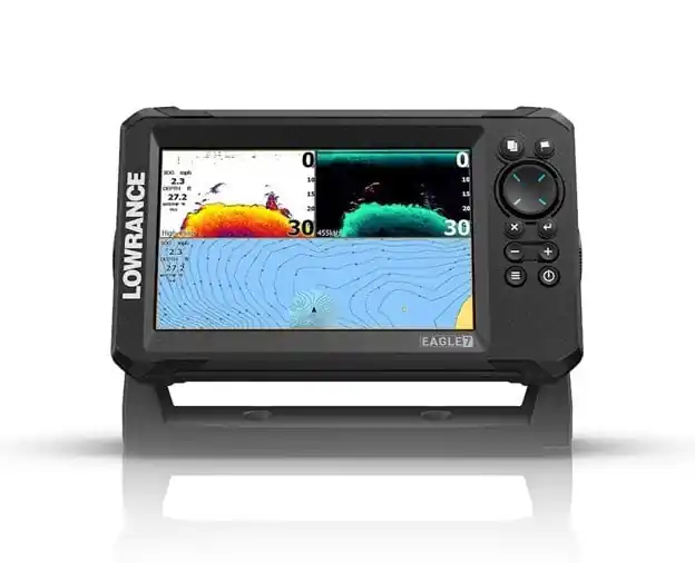 Lowrance Eagle 7 Splitshot Row Fishfinder (Met GPS) Lage Prijs