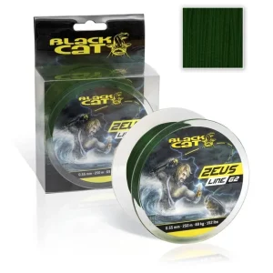 Black Cat Zeus Line G2 Groen Gevlochten Lijn (250m) 0.55mm / 69kg Korting