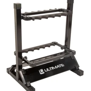 Ultimate Aluminium Hengelrek Zwart 12 Rod Finale Uitverkoop