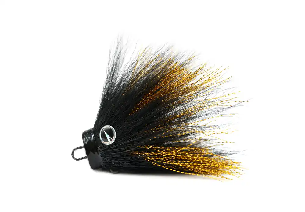 VMC Mustache Rig Black Widow Loodvrij Jighead 11g Exclusieve Aanbieding