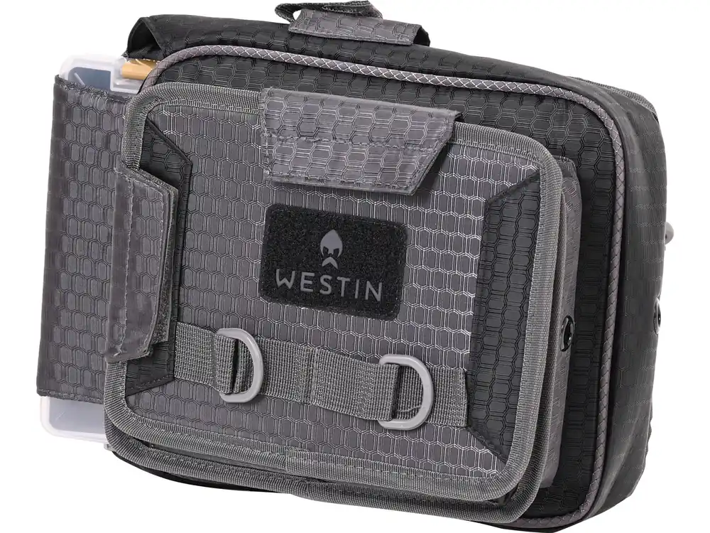 Westin W4 Quick Bag Small Titanium Black Heuptas (Incl. 2 Tackleboxen) Beperkt Aanbod