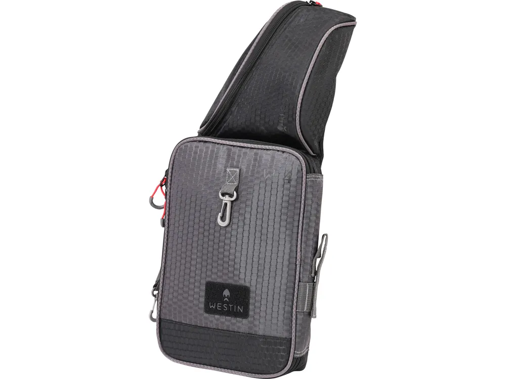 Hete Deal Westin W4 Street Sling Medium Titanium Black Slingbag (Incl. 1 Tacklebox)