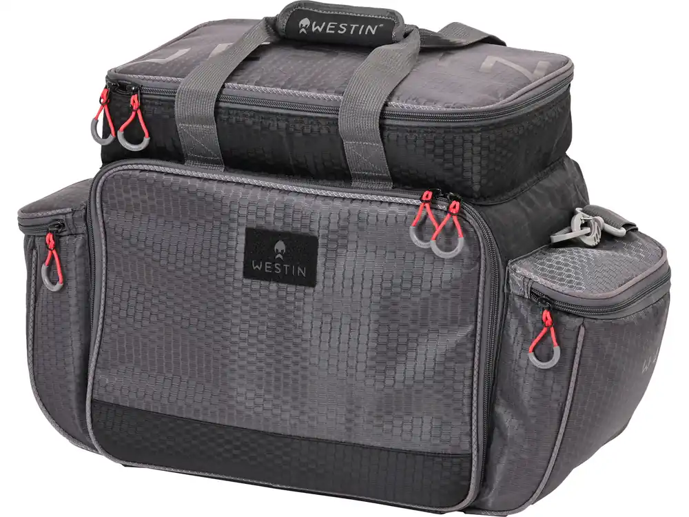 Westin W4 Master Lure Bag Titanium Black (Incl. 5 Tackleboxen) Finale Uitverkoop