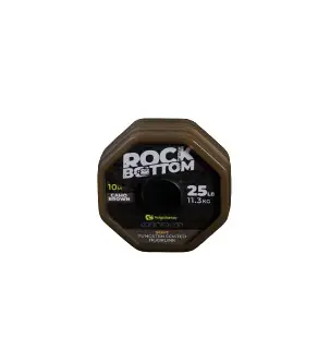 Gereduceerde Prijs Ridgemonkey Connexion Rock Bottom Tungsten Soft Coated Hooklink (25lb) Camo Brown