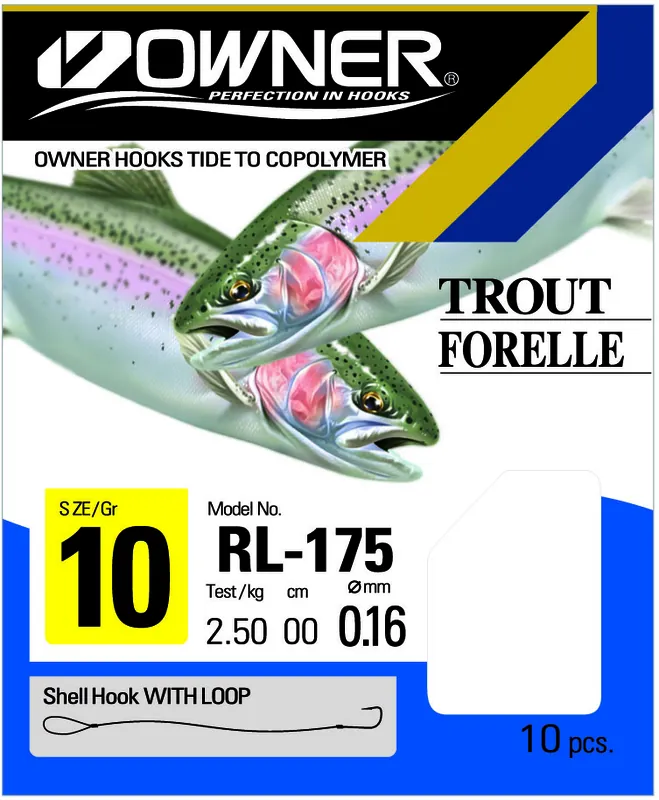 Owner Trout RL-175 60cm Forelonderlijn 4 Meest Verkocht