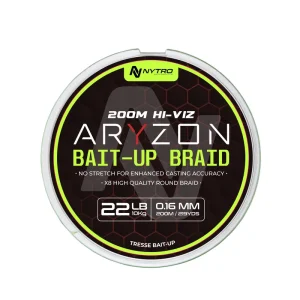 Nytro Aryzon Hiviz Bait-Up Witvis Braid 0.16mm/10kg (200m) Fabrieksprijs