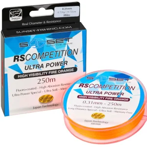 Sunset RS Competition Ultra Power Nylon Vislijn 1000m 0.36mm (9.7kg) Meest Verkocht