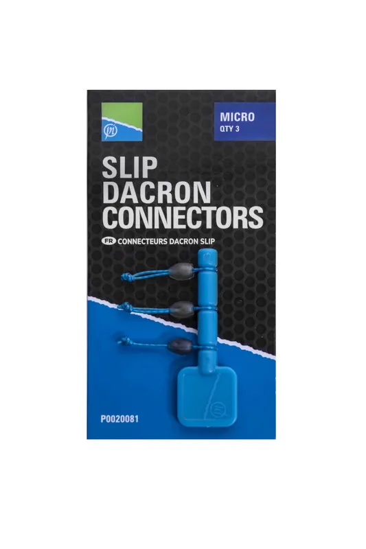Korting Preston Slip Dacron Elastiek Connector (3 pcs) Medium Green