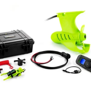 Populair Float Plus Compact 2 Green Bellyboat Elektromotor