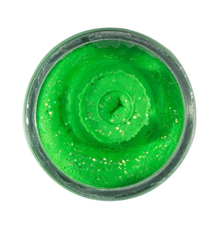 Berkley PowerBait® Sinking Glitter Trout Dough 50g Rainbow Glitter Uitverkoop