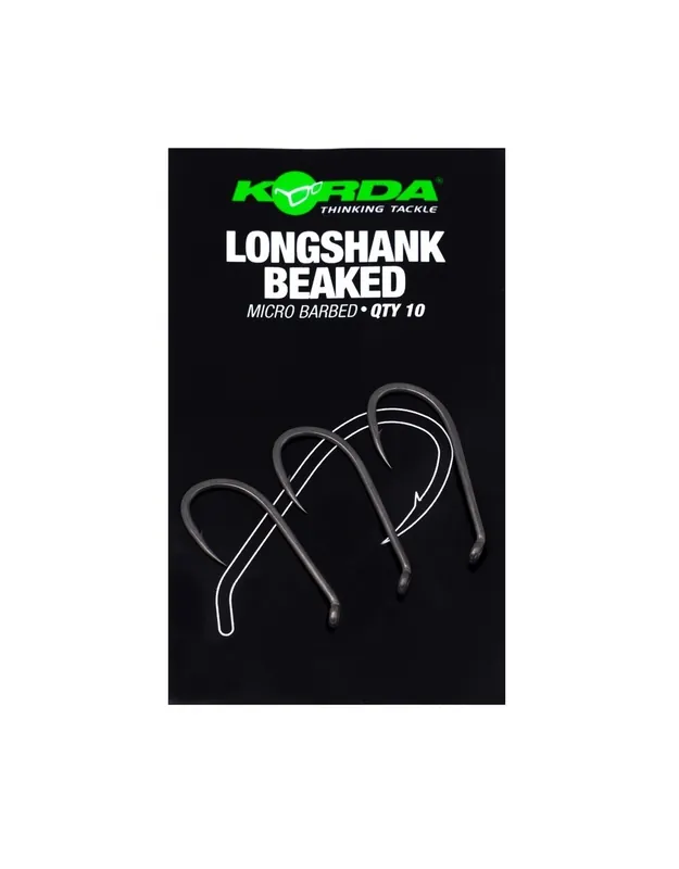 Korda Longshank Beaked Barbed Karperhaken (10 Stuks) 2 Gereduceerde Prijs