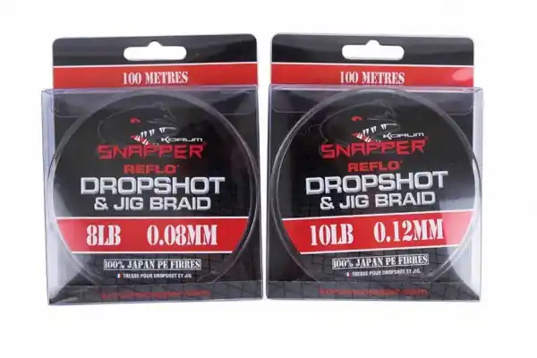 Bestel Nu Korum Snapper Dropshot Jig Braid Gevlochten Lijn 0.12mm
