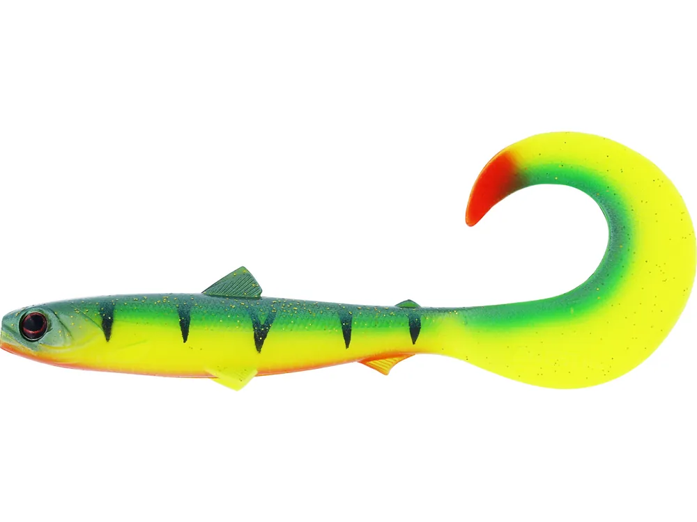 Superprijs Westin BullTeez Curltail 8cm (3 stuks) Holy Chartreuse