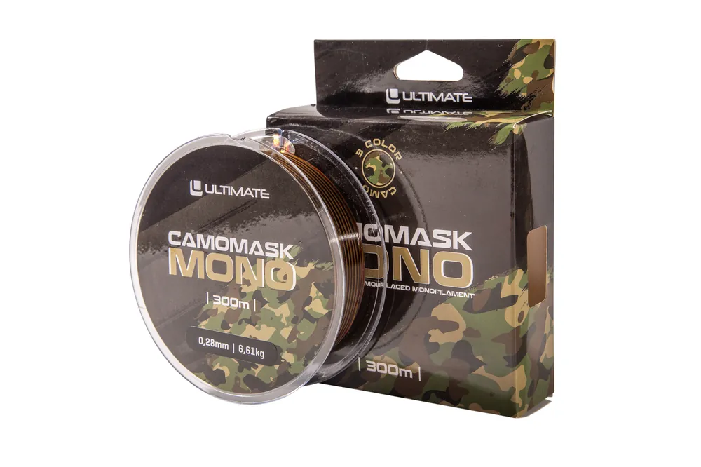 Favoriet Ultimate Camomask Mono Karperlijn (300m) 0.30mm/7.55kg