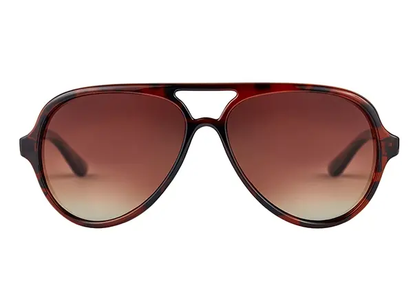 Beperkte Voorraad Fortis Eyewear Aviator Tortoise Shell Zonnebril